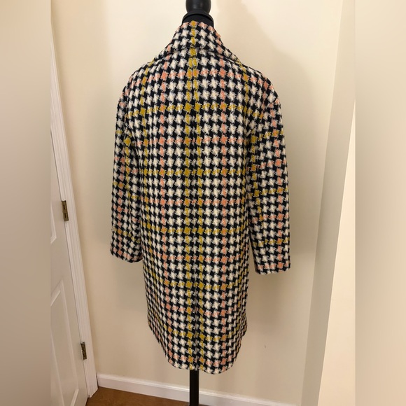 EUC J. Crew Collection Oversize LurexTweed Coat sz 10 - Picture 3 of 9